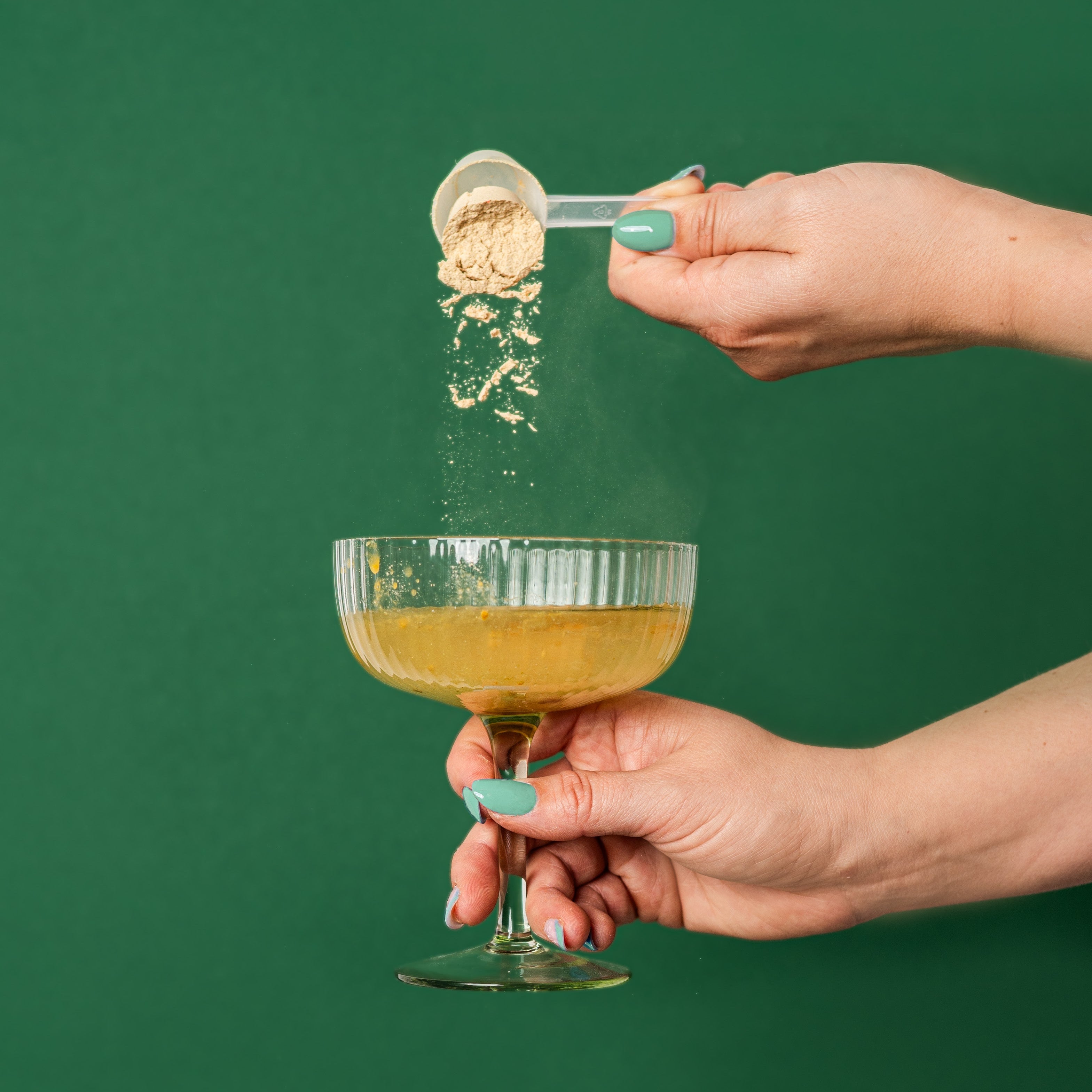 Maatschepje met Hangxiety Relief poeder